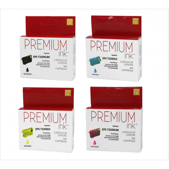 Multipack Epson T220XL compatible Premium Ink